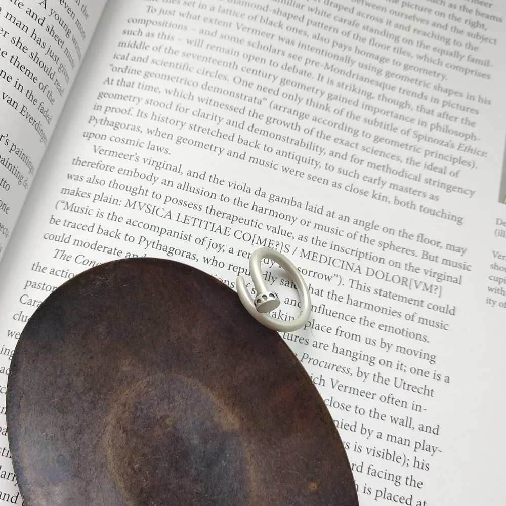 Amaiyllis кольцо из стерлингового серебра 925 пробы промышленное ветровое женское винтажное специальное регулируемое простое открытое Ювелирное кольцо в стиле панк