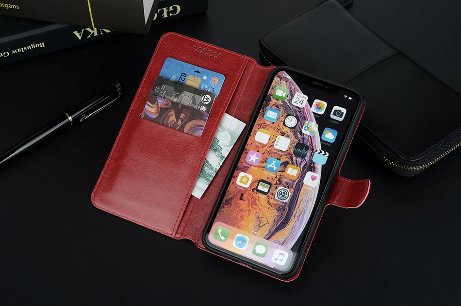 Кожаный мягкий чехол для Apple iPhone XS MAX, iPod Touch 4, 5, 6, 7, 8 Plus, XR, 5S, SE, 5C, флип-чехол, чехол, кобура