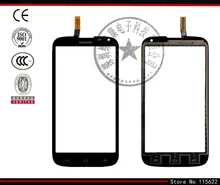 Touchscreen for Huawei Ascend G610-U20 Digitizer Glass Panel Front Glass Lens Sensor Flex Cable with Logo(black,white)