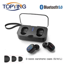 T18S невидимые Bluetooth наушники 5,0 TWS мини беспроводные наушники стерео глубокий бас гарнитура с зарядным устройством портативная новинка