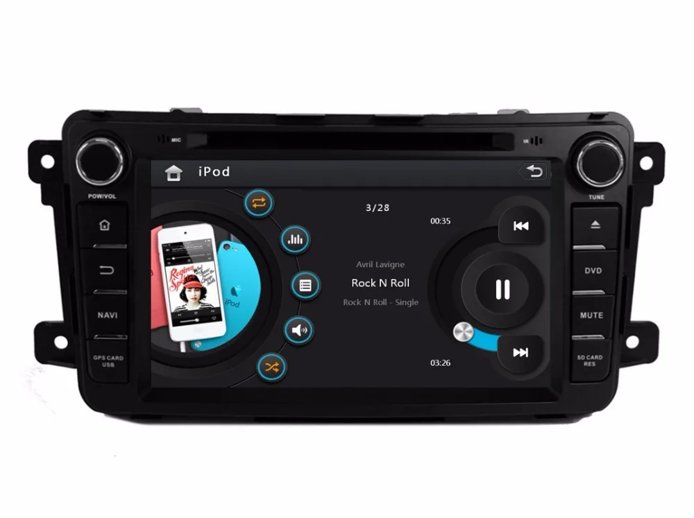 HD 2 din 8" Car DVD Player for Mazda CX 9 CX 9 With GPS USB Bluetooth