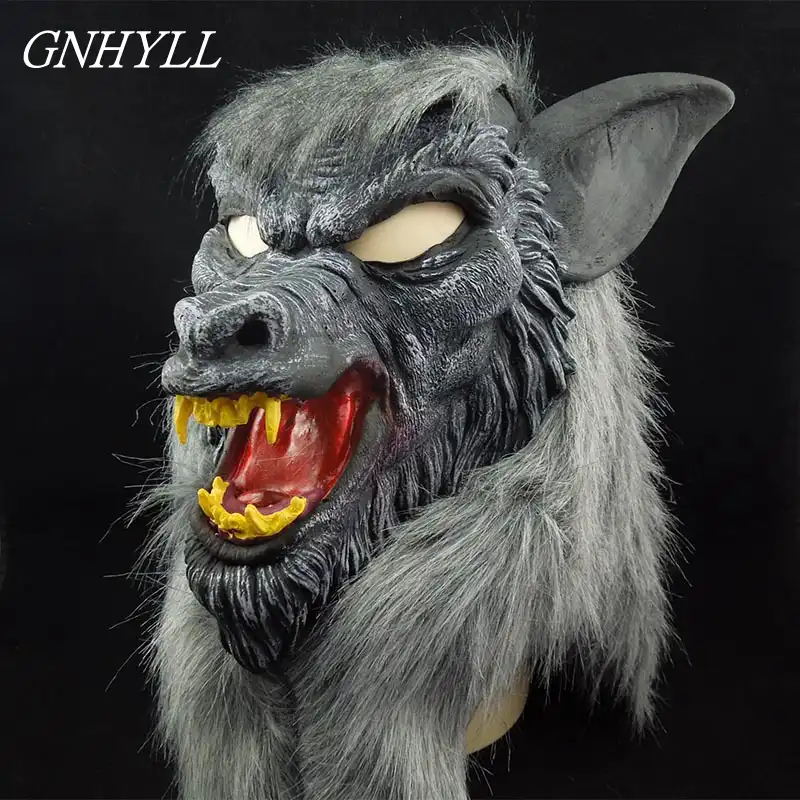 new wolf mask werewolf mask cosplay animal head halloween
