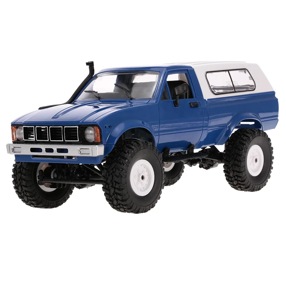 

C24 RC Car 1/16 2.4GHz 4WD RC Cars With Headlight LED Remote Control Crawler Car Off-road Pick-up Truck RTR RC Toys Gifts