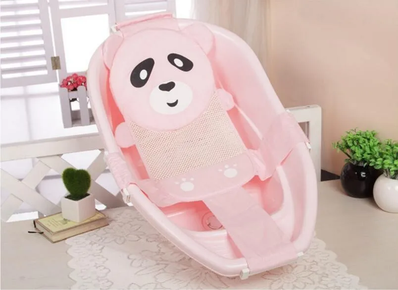 Горячая slae регулируемая детская ванна с мультяшным рисунком для новорожденных безопасное сиденье для купания детский душ