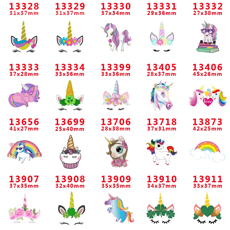 

Free shipping 30 pcs planar resin ribbon unicorn resin pr13328