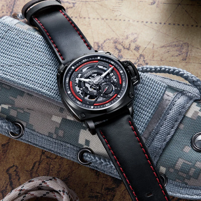 Часы наручные STARKING Мужские механические спортивные брендовые роскошные