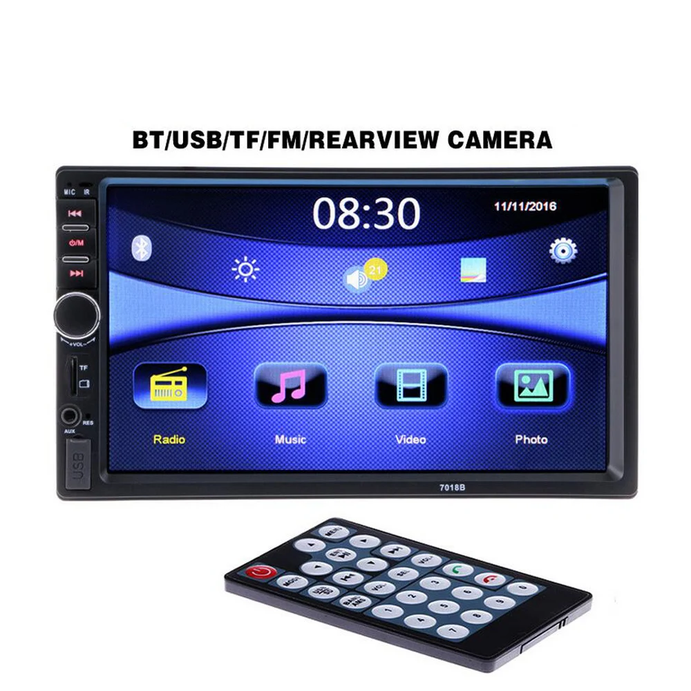 

2 Din General Car Models 7'' inch LCD Touch Screen Car Radio MP5 Player Bluetooth Car Audio Support Rear View Camera