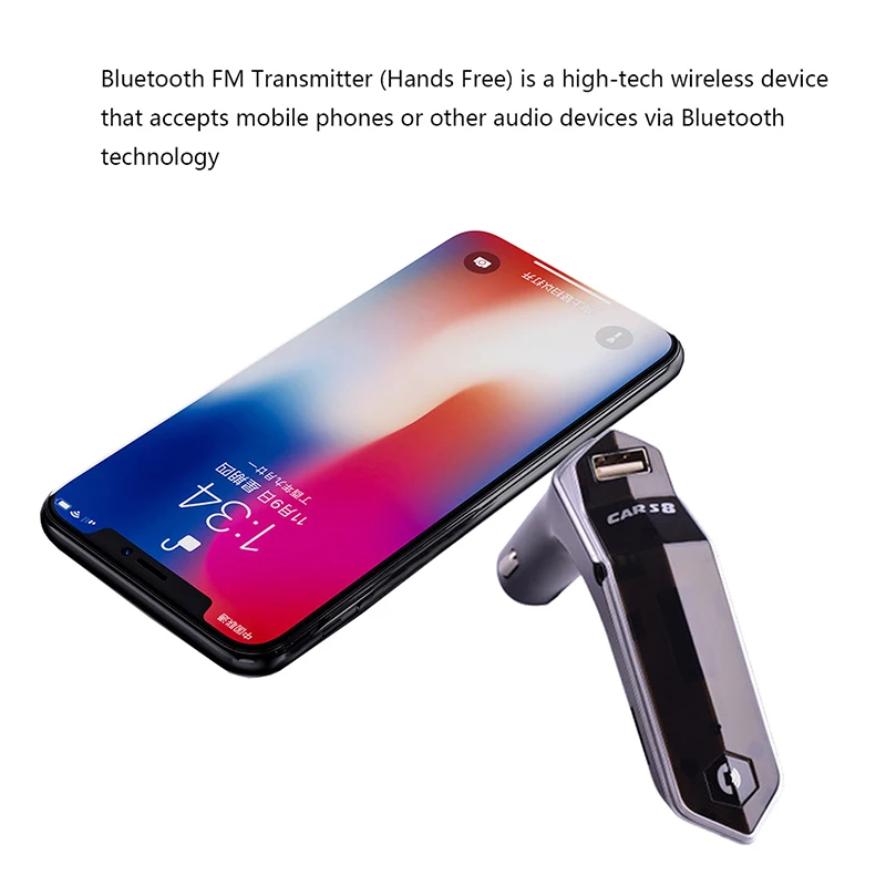 

Bluetooth FM Transmitter 3.1A USB Port Audio Cable Car Audio Converter MP3 Player Auto Accessories Bluetooth Car Handsfree