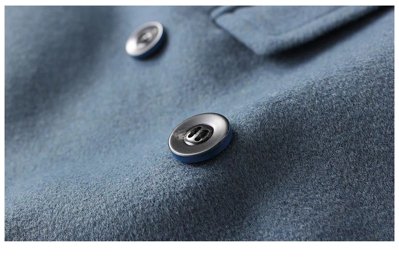 Super Slim Высокое качество Для мужчин двубортный 32% шерсть отложной воротник Длинные Смеси для отдыха человек пиджаки синий хаки черный 3XL 2XL