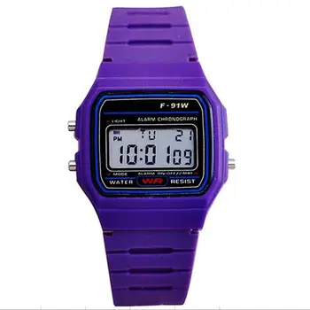 

LinTimes Students Electronic Digital Plastic Sports Wrist Watch Waterproof Watch with LED