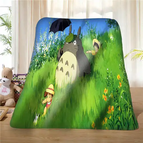 На заказ totoro_and_jiji__ b(1) одеяло мягкий флис DIY ваша фотография украшение спальня диван мульти размер#929-02-001-47 - Цвет: Blanket