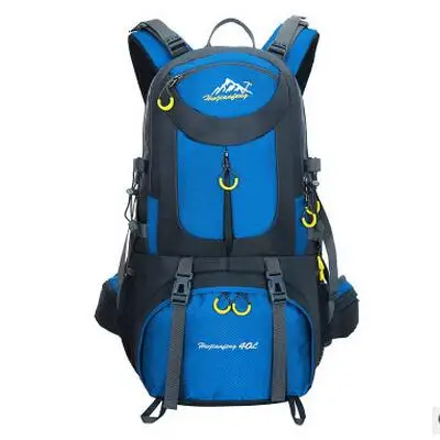 40л 50л 60л рюкзак для мужчин и женщин Дорожная сумка большой емкости водонепроницаемый походный уличный рюкзак спортивный рюкзак походные сумки - Цвет: sky blue