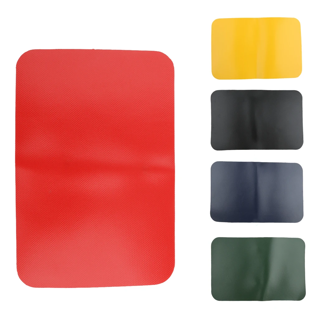 PVC Inflatable Waterproof Kayak Boat Dinghy Rib Canoe Yacht Waterproof PVC Repair Patch Kit 20 x 13cm   - 5 Colors for Sailing