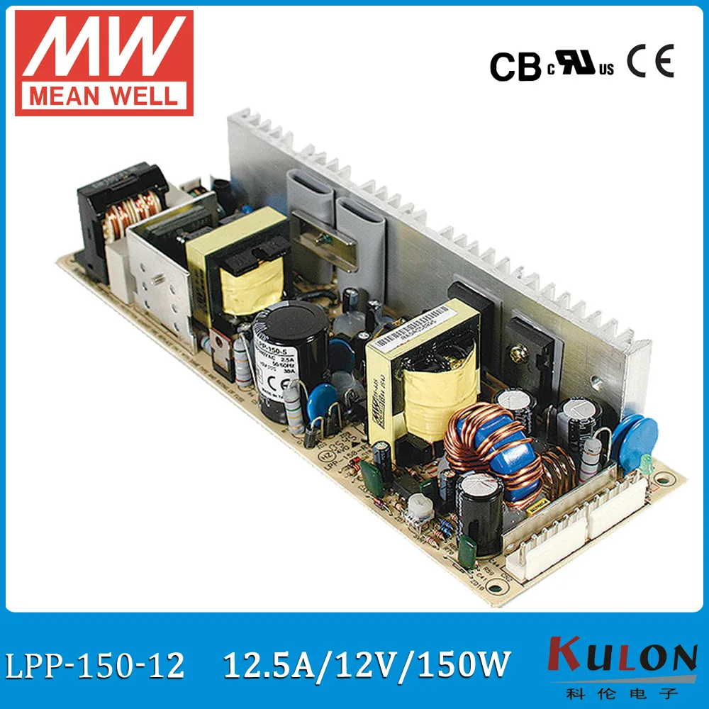 

Original MEAN WELL LPP-150-12 single output 12.5A 150W 12V Meanwell Power Supply with active PFC open frame LPP-150