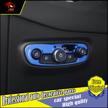 

Car-styling Detector Stick Front Headlight Switch Interior Head Lamp Control Panel Cover Trim For Chevrolet Equinox 2016 2017