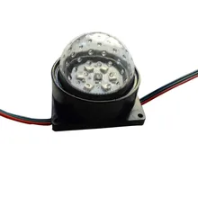 20 штук DC24V UCS1903 pixel Модуль с прозрачной крышкой; 6 шт. 5050 светодио дный внутри; 1,44 Вт;, 50 мм диаметр