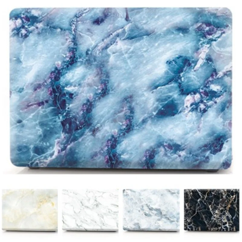 For Apple MacBook Air Pro Retina 11 12 13 15 Marble Case for Mac book 13.3 15.4 inch Case Transparent 11 13 '' Marble Case Coque