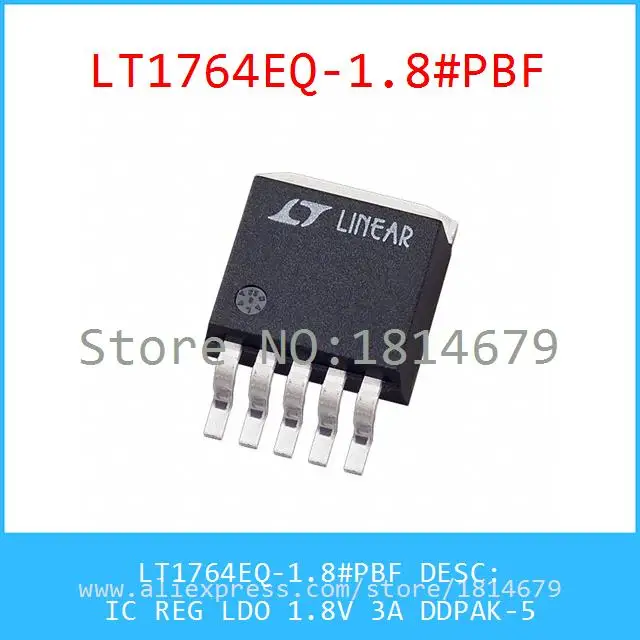1 Шт./лот LT1764EQ 1.8 # PBF IC REG LDO В 3A DDPAK 5 1764 LT1764|ldo package|ldo noiseldo regulator |