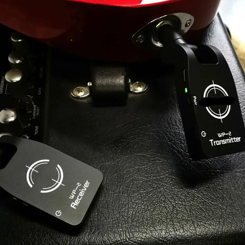 

2.4GHZ Wireless USB Rechargeable Electric Guitar System Digital Bass Audio Transmitter Receiver &T8