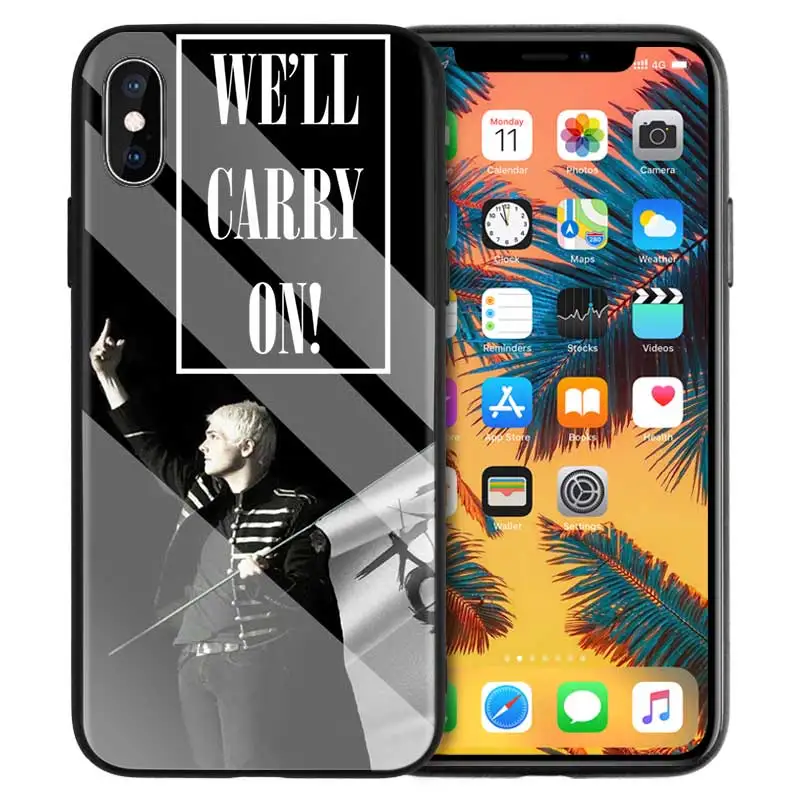 Мобильный Силиконовый чехол для Apple iPhone 7 8 6 6S 11 11Pro X XR XS MAX Plus My Chemical Romance MCR Принт мягкий чехол Funda Capa - Цвет: 09