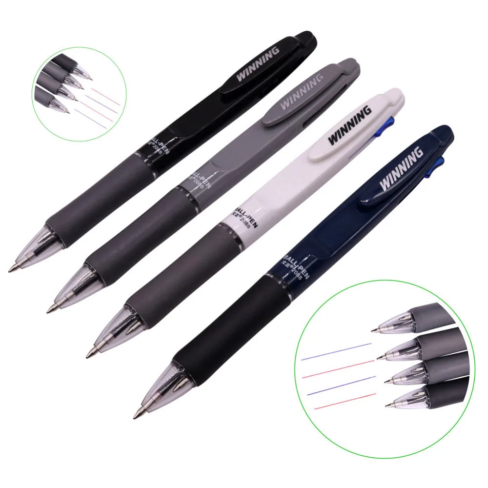 20 шт. многофункциональная шариковая ручка 0 7 мм|ballpoint pen|refill ballpoint penpen red |