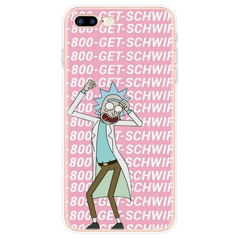 Чехол Rick And marty для iphone X 11 Pro XS Max чехол для iphone 6 6S 5 5S SE 7 8 Plus чехол для iphone 10 XR для iphone 7 8 Plus - Цвет: 0rfd800