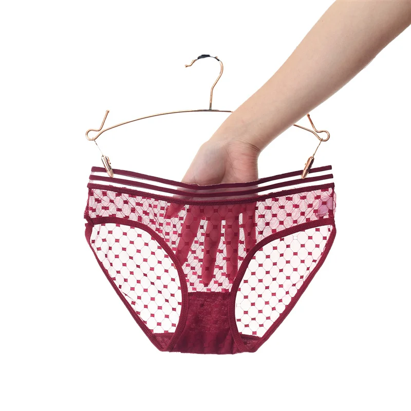 Transparent Mesh Panties Women Ultra-thin Seamless Briefs Charming Underwear Women Breathable Womens Panties Underwear Lingerie (5)