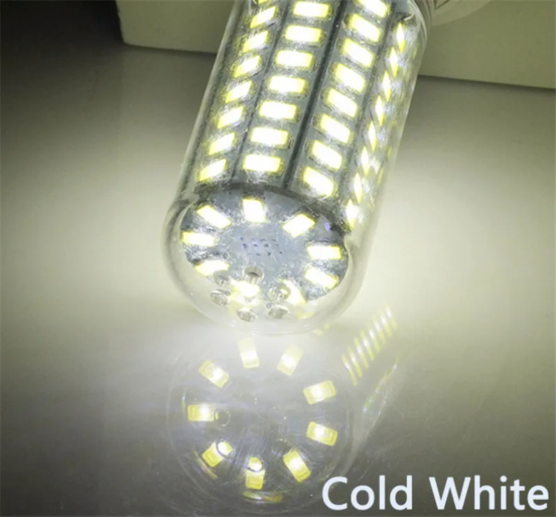 ARILUX E27 Светодиодный светильник E14 Светодиодный светильник SMD5730 лампа-кукуруза, лампа для коридора, шкафа, светодиодный светильник, лампа для кухни, гостиной - Испускаемый цвет: Холодный белый