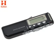 Huiton 8 GB цифровой ЖК-дисплей времени мини-телефон цифровой диктофон голоса WAV флэш-накопитель gravador de voz профессиональный