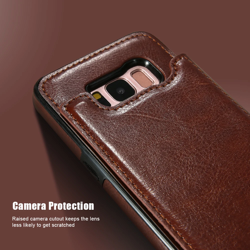 Чехол для Samsung Galaxy A51 A71 S20 Plus S9 S10 S10e с отделением карт кожаный чехол Note 8 9 10 Plus|case for