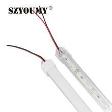 SZYOUMY 150 шт./лот DC12V 5630 светодиодный свет бар SMD5630 с крышкой ПК 50 см 36 светодиодный s светодиодный фонарь белый/теплый белый