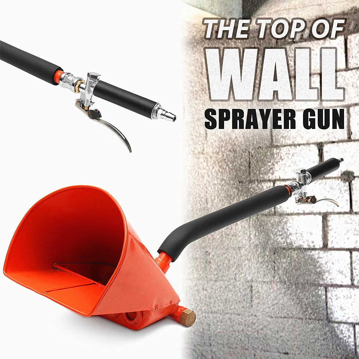 

31C 4 Jets Air Stucco Cement Plaster Texture Hopper Sprayer Guns Cement Spray Guns Plaster Hopper Guns High Wall Plastering