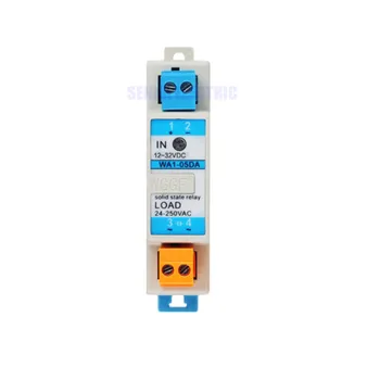 

Din Guide SSR 3A AC220V 1 Loop NO Compact Solid State Relay with Heat Sink