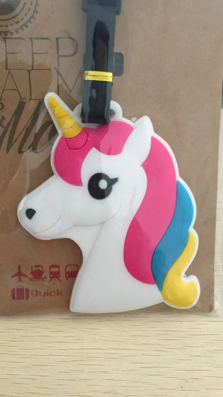

Unicorn PVC luggage tag / Travel Name baggage tags