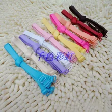 Красочные конфеты ленты плечевой ремень простая скатерть женское нижнее белье, бюстгальтер ремни 1,0 см в ширину 30 пара/лот