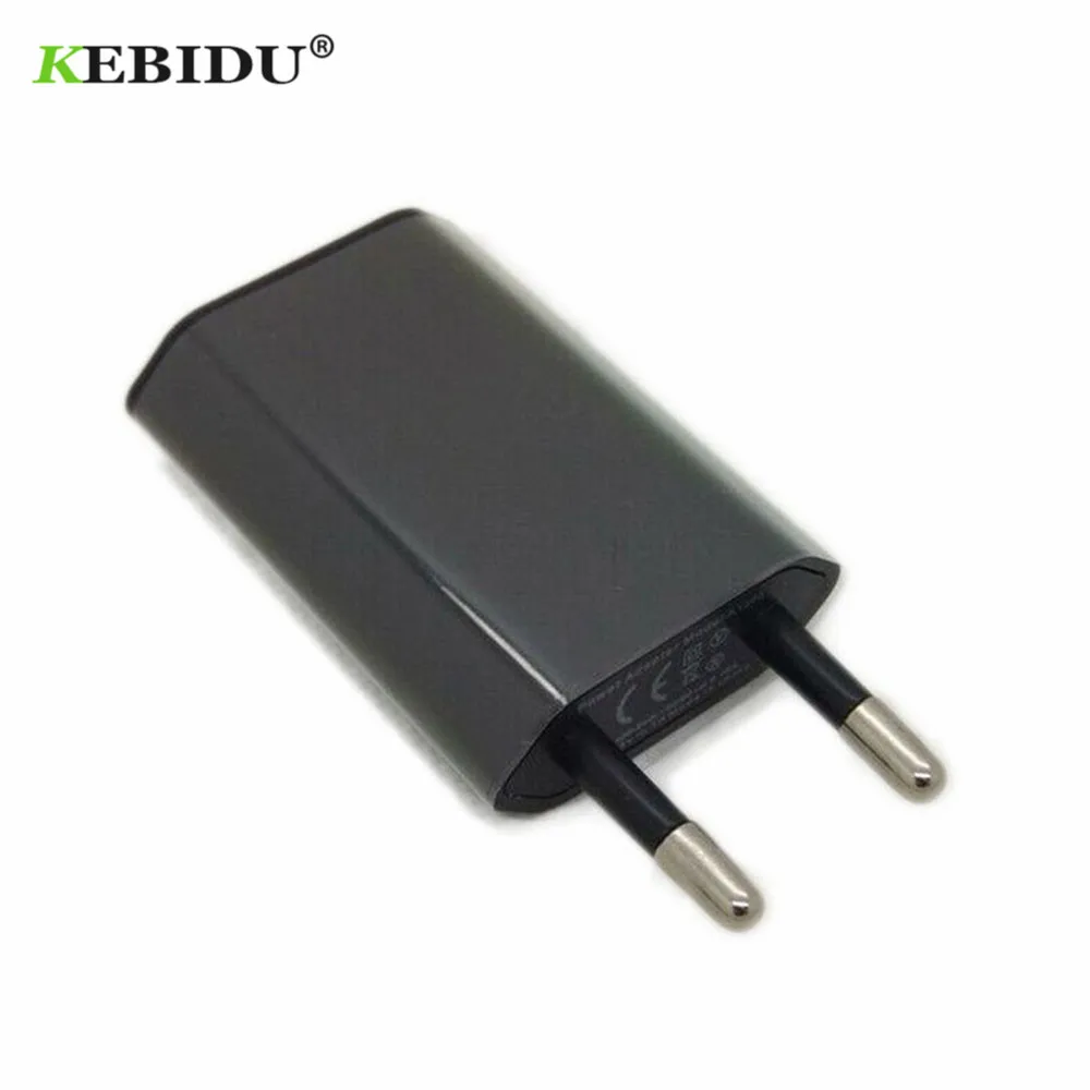 Зарядное устройство Kebidu с USB разъемом для ЕС/США 5 В переменного тока настенный