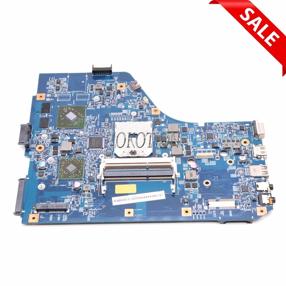 NOKOTION Мб. RUP01.001 MBRUP01001 материнская плата для ноутбука Acer Aspire 5560 5560G основной платы fs1 512 МБ видео карта работает