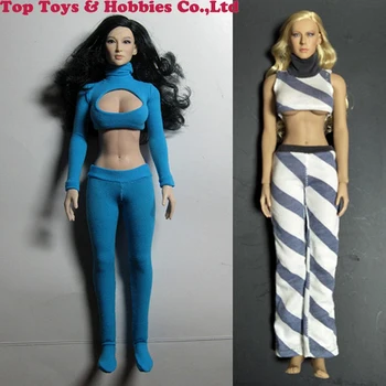 

1/6 Sexy female clothing set Tight and casual yoga clothes girl body suit Model Fit 12'' Female seamless Body without body head