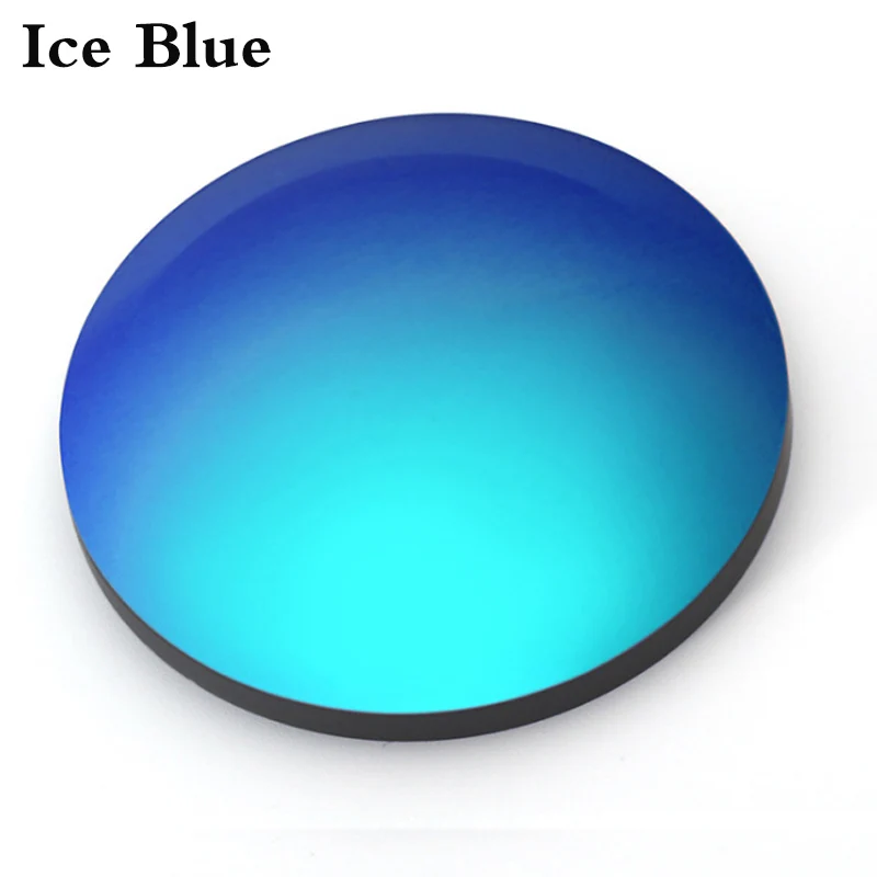 1,56 1,61 1,67 индекс Асферические очки зеркальные поляризованные Цветной оптические линзы близорукости дальнозоркости рецепта линзы для очков - Цвет линз: Ice Blue