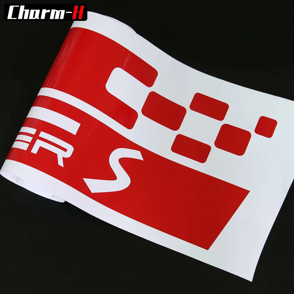 Автостайлинг наклейки с боковой юбкой для MINI COOPER S Racing Stripes Clubman R55 F54 R56 F56 R50 R53 F55 F60