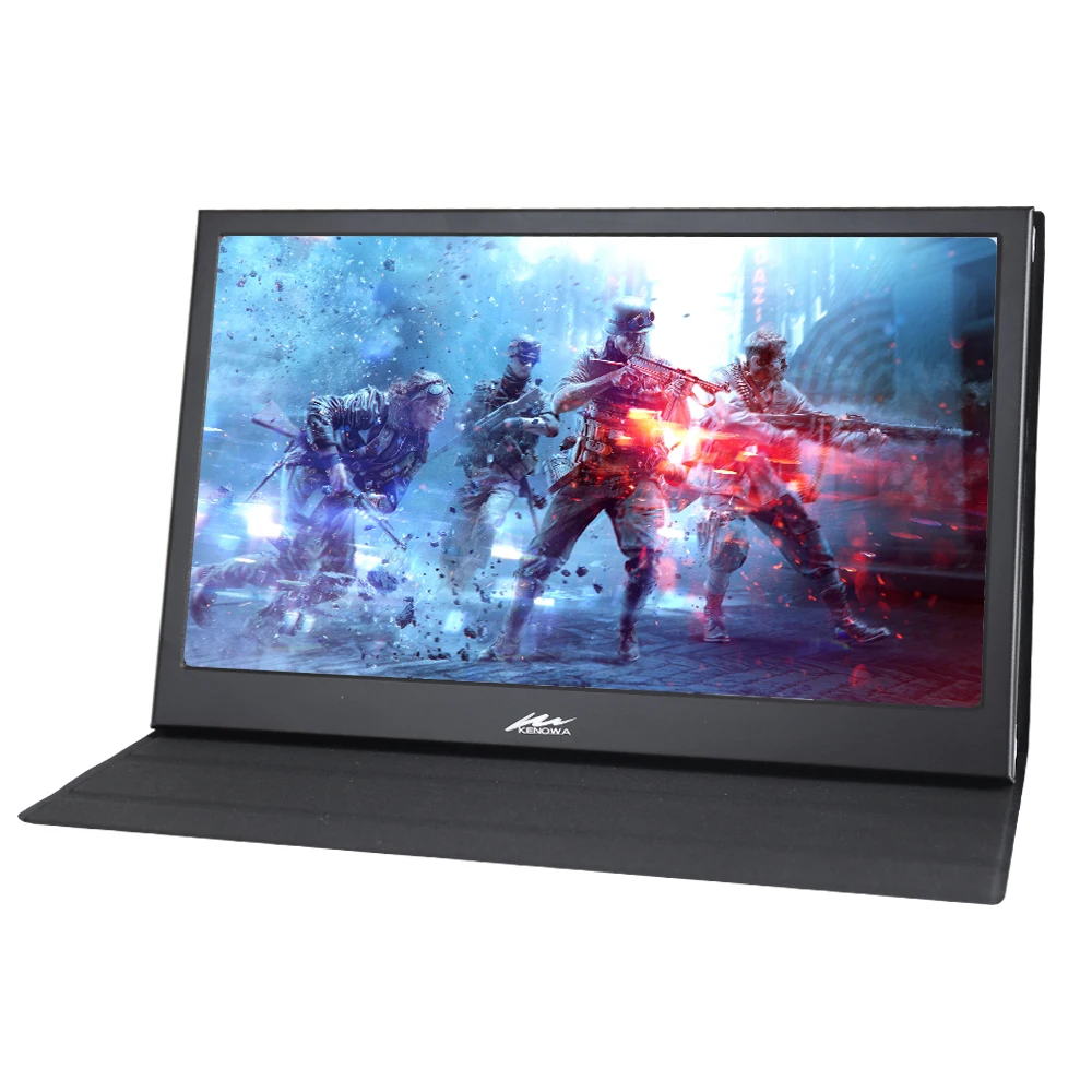 

new 15.6" IPS Gaming Monitor 1920x1080 HD slim Portable display with HDMI Audio Output USB Powered built-in Speaker For PS4/3