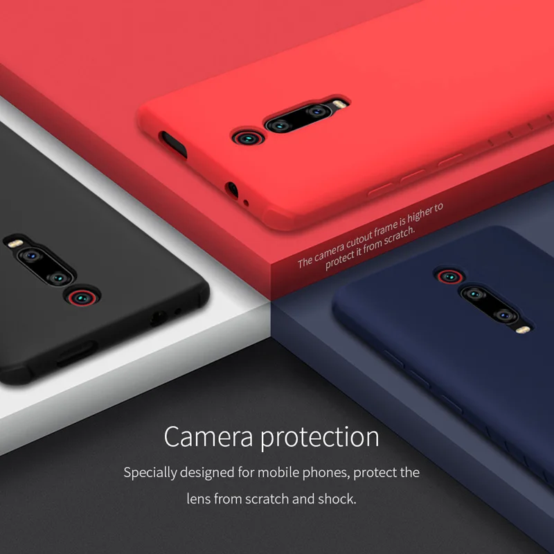 Nillkin жидкий силиконовый чехол для Xiaomi Redmi K20 Pro Mi 9T мягкий гелевый резиновый тонкий