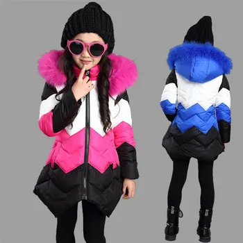 

Fashion Girls Clothes Kid Winter Outwear Cotton Blend Medium Coat Jacket Warm Wool Hooded Overcoat Dropshipping A#