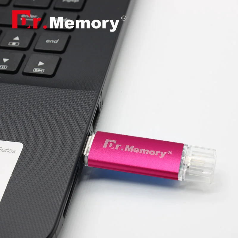 Usb флеш накопитель Dr.memory OTG металлический корпус 4 ГБ 8 16 32 64 OEM|flash drive metal|u diskusb flash metal