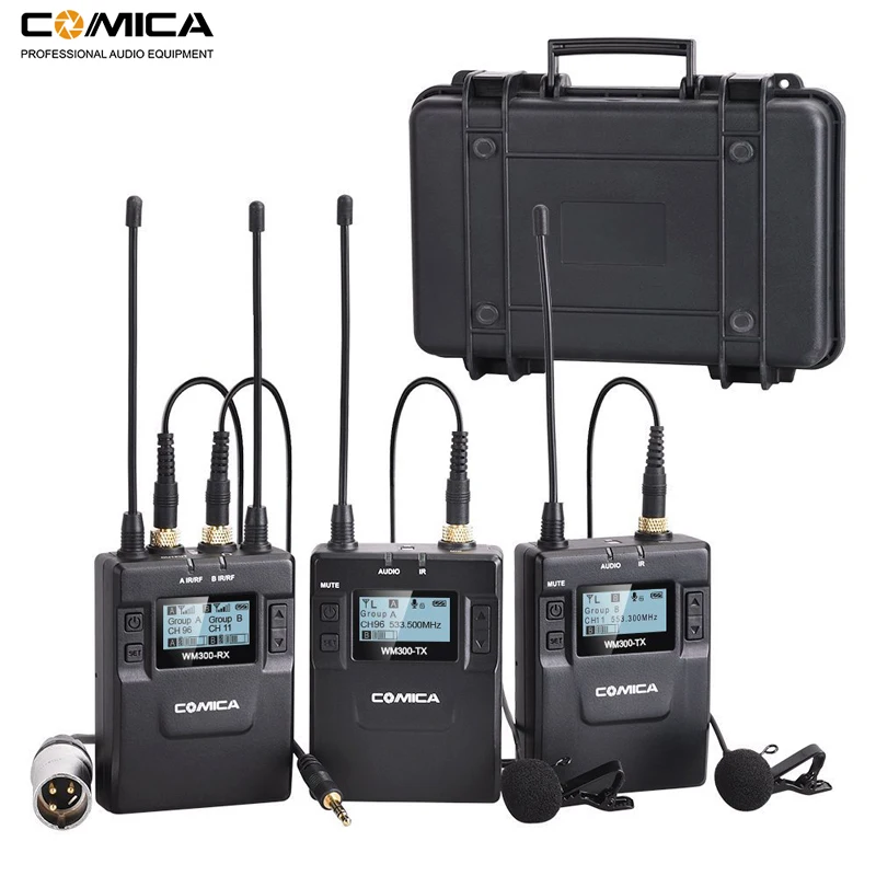 Comica CVM-WM300 96-Channel UHF Wireless Lavalier