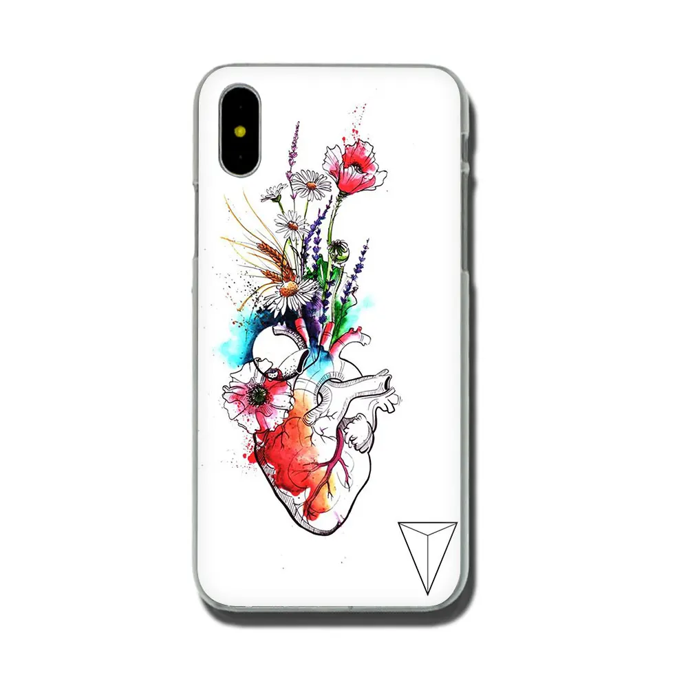 Медицинские человеческие органы мозга Меридиан почек жесткий чехол для телефона с рисунком в виде крышка чехол для iPhone 11 Pro 6 Plus 6S Plus 7 8 Plus X XS XR XS Max - Цвет: H10