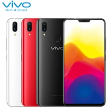 Orginal Vivo X21 Mobile Phone 6.28 inch 6GB RAM 128 ROM Snapdragon 660 Octa Core Android 8.1 Face Wake Fingerprint Smartphone