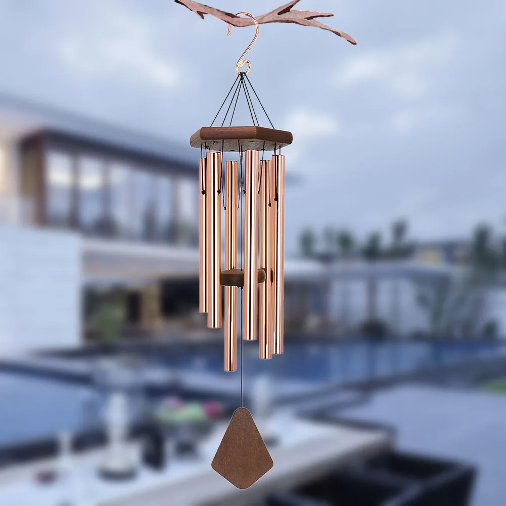 Home Decor Wind Chimes Yard Antique Amazing Garden Tubes Bells Copper