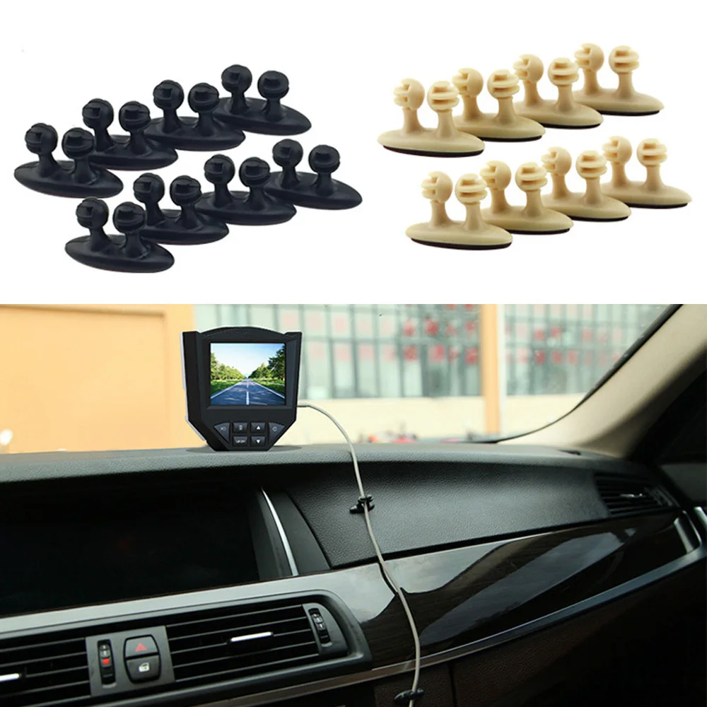 Buy 8Pcs/set Multifunctional Car Wire Cable Holder Tie