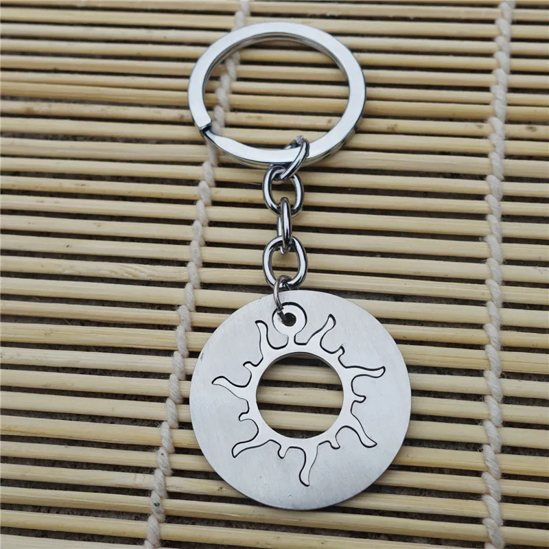 

Supernatural Dean Sun Keyring Stainless Steel Keychain For Men Jewelry